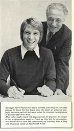 Alan West Signs for Luton Programme Article 1973