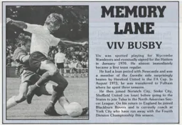 Viv Busby Memory Lane 1984