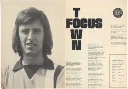 Alan Garner Town Focus Programme Article 1973