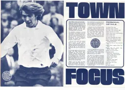 Alan West Town Focus Programme Article 1973