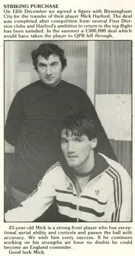 Mick Harford Signs December 1984