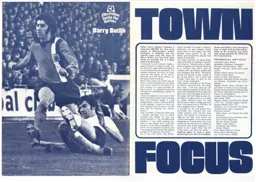 Barry Butlin Town Focus Programme Article 1973