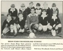 Brian Stein Stars For Woodlands School 1985