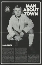 Paul Price Man About Town Programme Article 1973