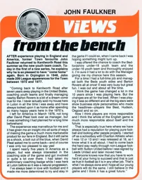 John Faulkner View From The Bench 1985