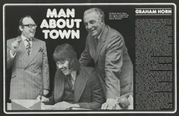Graham Horn Man About Town Programme Article 1973