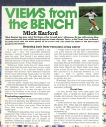 Mick Harford View From The Bench 1986