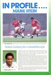 Mark Stein In Profile 1987