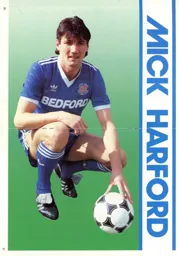 Mick Harford Poster 1987