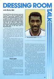 Dressing Room Talk With Ricky Hill 1987