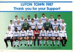 Luton 1987 Thank You For Your Support