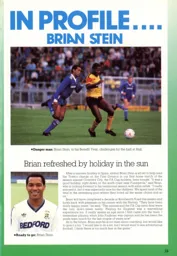 Brian Stein In Profile 1987