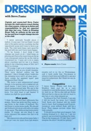 Dressing Room Talk With Steve Foster 1987