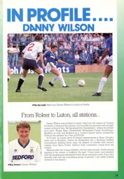 Danny Wilson In Profile 1987