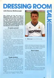 Dressing Room Talk With Darron McDonough 1987