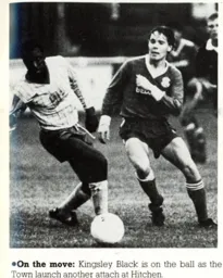 Young Kingsley Black Against Hitchin 1987