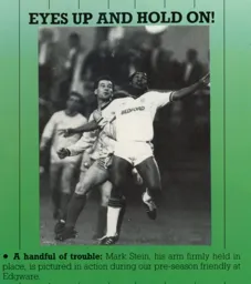 Mark Stein in Pre-Season Friendly 1987