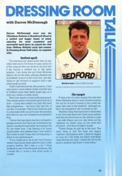 Darron McDonough In Profile 1987