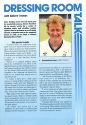 Dressing Room Talk With Ashley Grimes 1988