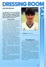 Dressing Room Talk With Mick Harford 1988