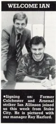 Welcome Ian Allinson 1987