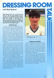 Dressing Room Talk With Mick Harford 1988