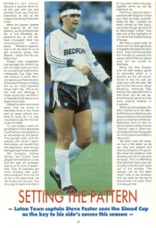 Steve Foster Simon Cup Article 1988