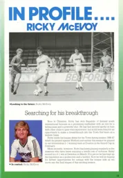 Ricky McEvoy In Profile 1988