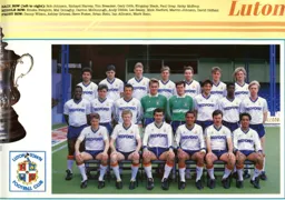 1988 FA Cup Semi Final Programme Team Picture