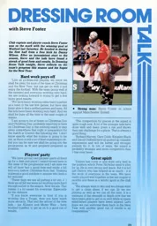 Dressing Room Talk With Steve Foster 1987