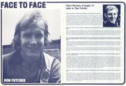 Ron Futcher Face to Face Programme Article 1975