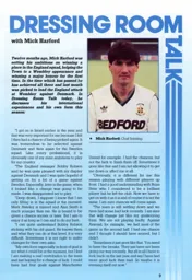 Mick Harford Dressing Room Talk 1988