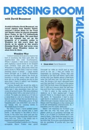 Dave Beaumont Dressing Room Talk 1989