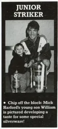 Mick Harford and Son 1989