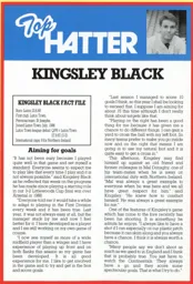Kingsley Black Top Hatter 1989