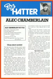 Alec Chamberlain Top Hatter 1989
