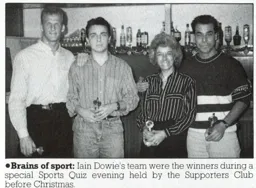 Iain Dowie Quiz King 1989