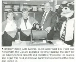 Black And Elstrup Make Mascots Draw 1990