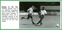 Godfrey Ingram Training At KR 1990
