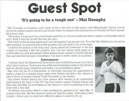 Mal Donaghy Guest Spot 1990