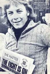 Andy King The Fight is on Programme Picture 1975/76