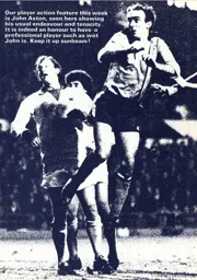 John Aston Programme Article 1975/76