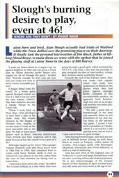 Alan Slough Where Are They Now 1993