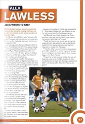 Alex Lawless interview 2012:13 Programme Article