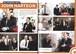 An evening with John Hartson 2012:13 Programme Article