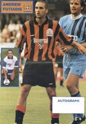 Andrew Fotiadis poster - 96-97 programme feature
