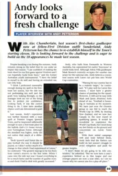 Andy Petterson Interview 1993