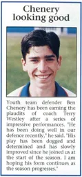 Ben Chenery Article 1993