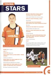 Brett Longden a rising star! 2012:13 Programme Article