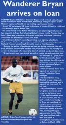 Bryan Small arrives on loan - 97:98 programme feature